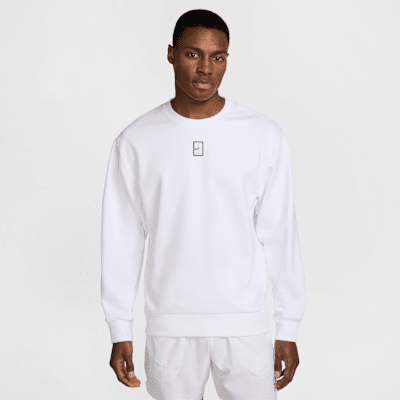 NikeCourt Heritage Men's Dri-FIT Fleece Crew. Nike.com